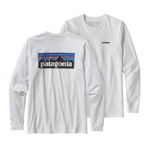 White Patagonia Long Sleeve Shirt